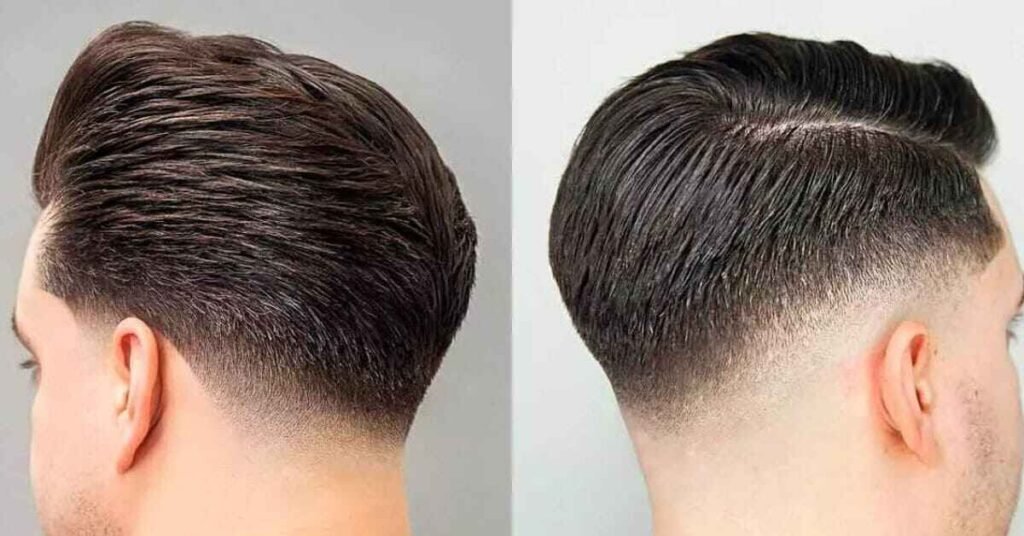 Low Taper Fade Straight Hair