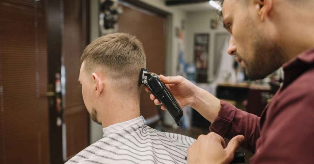 Low Taper Fade Straight Hair