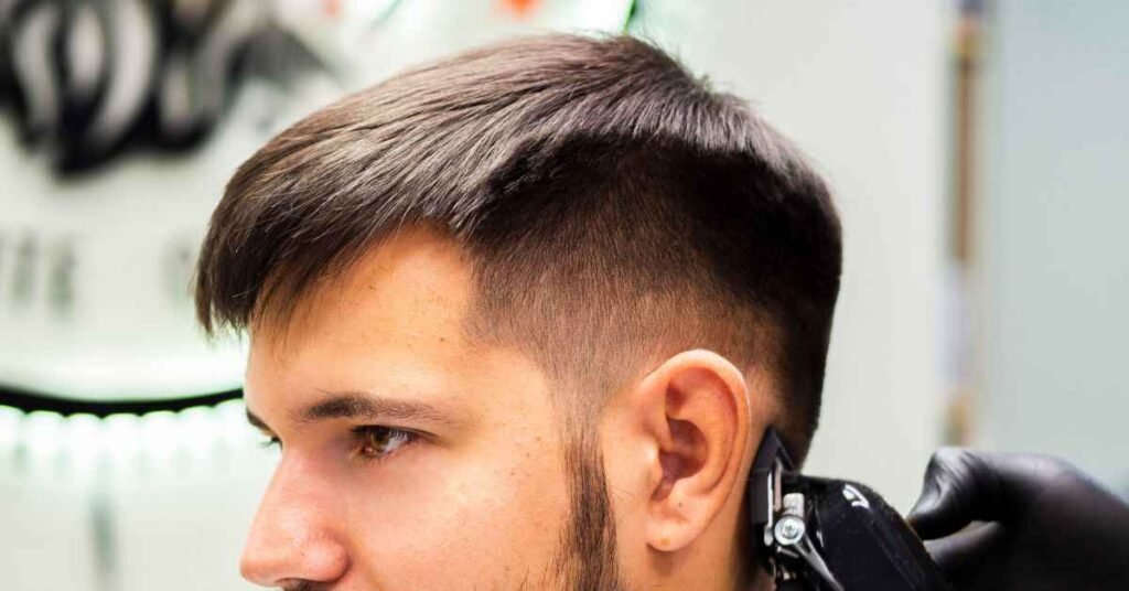 Low Taper Fade Straight Hair