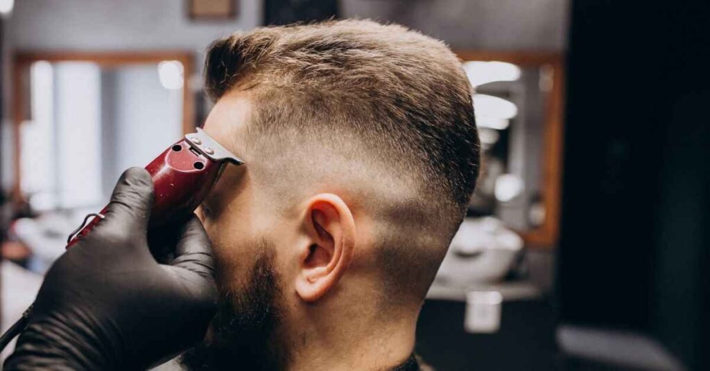 Low Taper Fade Straight Hair