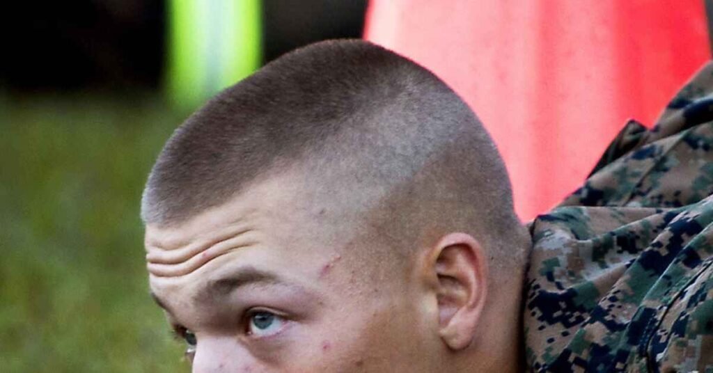 men's haircuts military