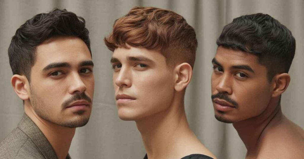 short wavy haircuts men