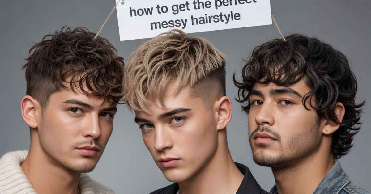 Messy Hairstyle for Men