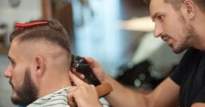 Low Taper Fade Straight Hair