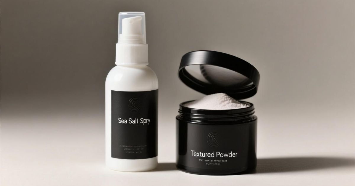 Sea Salt Spray vs Texture Powder