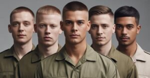 men's haircuts military​