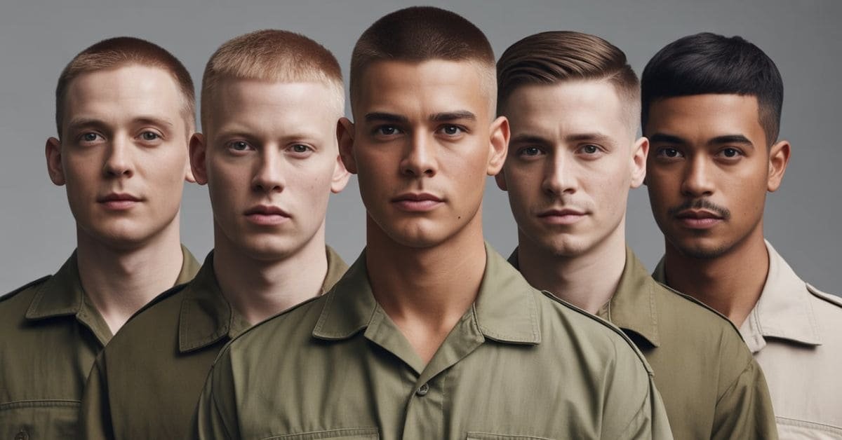 men's haircuts military​
